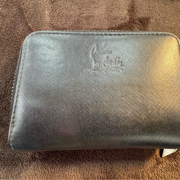 Authentic Christian Louboutin Studded Black Wallet small - Picture 5 of 9